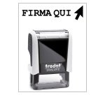 Timbro Trodat Printy 4910 "Firma qui" bianco