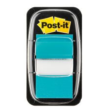 Index Post-it Medio Turchese senza rigatura non perforato 25,4 x 43,2 mm 2,54 x 4,32 cm 70 g/m² 50 segnapagina