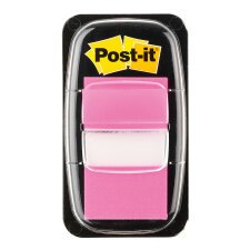 Index Post-it Medio Rosa senza rigatura non perforato 25,4 x 43,2 mm 2,54 x 4,32 cm 70 g/m² 50 segnapagina