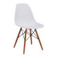 Sedia per visitatore Cloe bianco