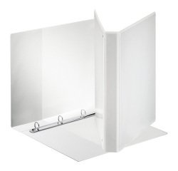Raccoglitore ad anelli Esselte 4 anelli pp eco-compatibile A4 bianco