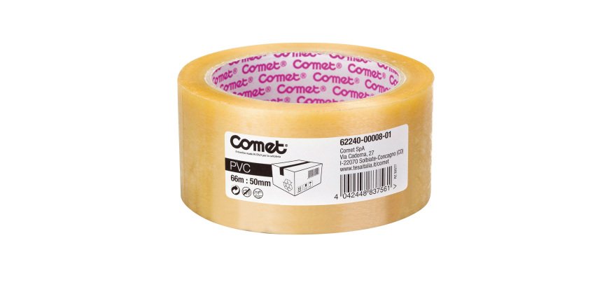 Nastri per imballo Comet 62240 50 mm x 66 m trasparente