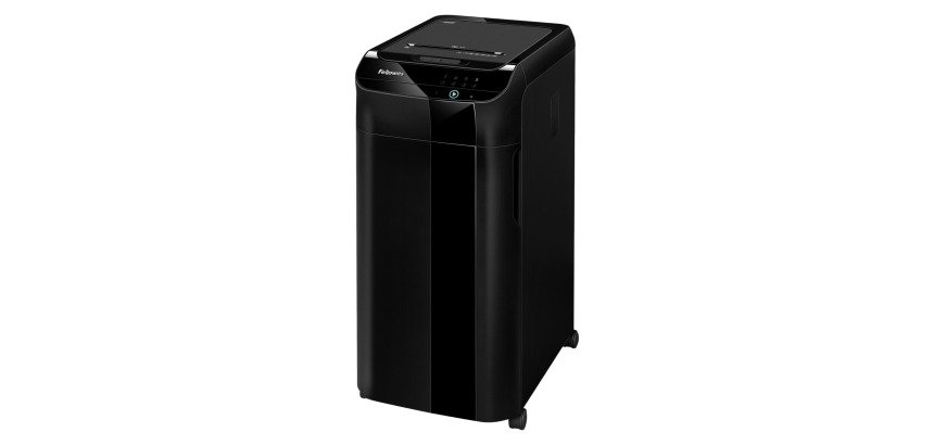 Distruggidocumenti Fellowes Automax 550C, taglio a frammento, 550 fogli, nero