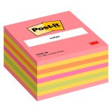Post-it Sticky Notes Cube 76 x 76 mm Pink and Yellow Mix 450 sheets