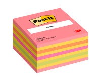 Post-it Sticky Notes Cube 76 x 76 mm Pink and Yellow Mix 450 sheets