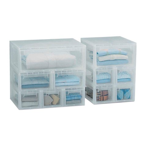 Cassetto armadio Terry Store-Age trasparente 39,6 x 39 x 21,3 cm