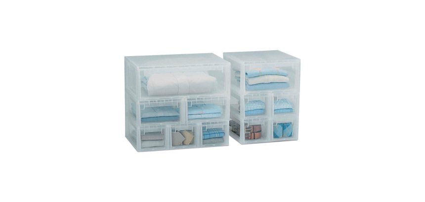Cassetto armadio Terry Store-Age trasparente 39,6 x 39 x 21,3 cm