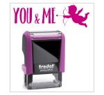 Timbro Trodat Printy 4910 "You & Me" viola