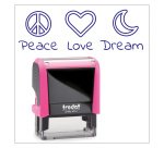 Timbro Trodat Printy 4912 "Peace love dream" fucsia