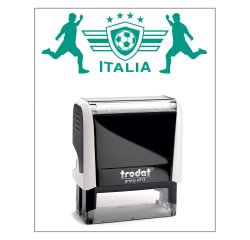 Timbro Trodat Printy 4912 "Calcio italia" bianco