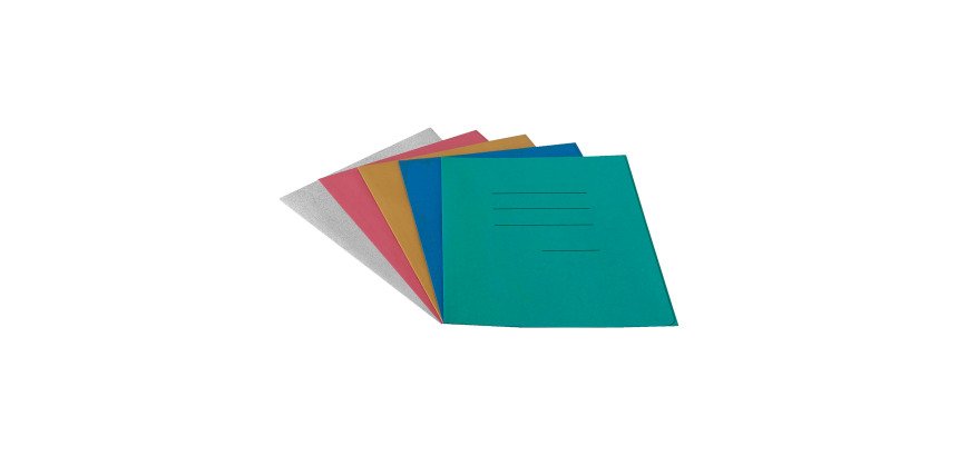 Cartelline con linee stampate A4 Assortiti carta pannosa 100 unità
