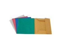 Cartelline 3 lembi Bruneau cartoncino manilla riciclato 25 x 33 cm assortiti 50 unità