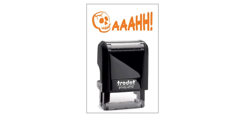 Timbro Trodat Printy 4910 "aaahh" nero