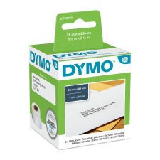 Etichette per indirizzi LW DYMO 28 x 89 mm bianco 2 rotoli da 130 etichette