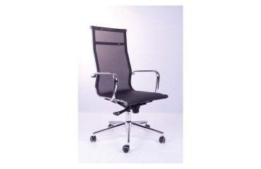 WH Star Executive Chair with Black Mesh Backrest