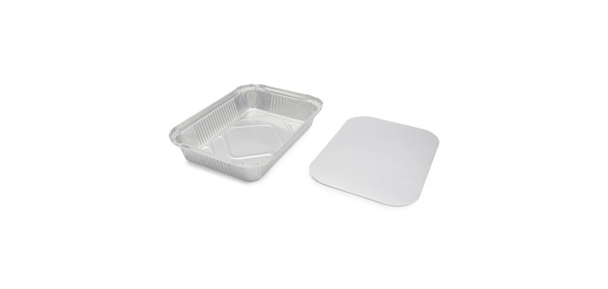 Contenitore in alluminio 2 porzioni DINAMIC Usa Facile Pro 100 unità