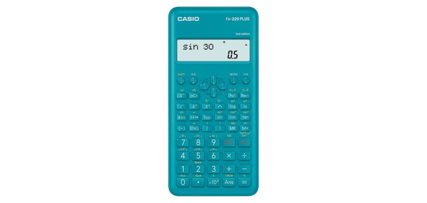 Calcolatrice tecnico-scientifica Casio FX-220 Plus-2 blu
