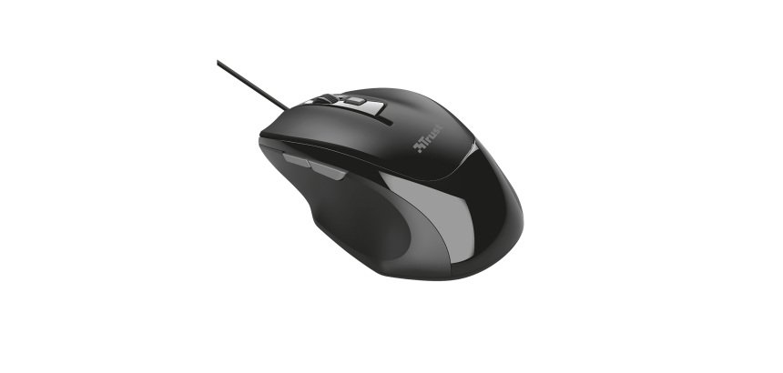 Mouse Trust Voca Comfort nero