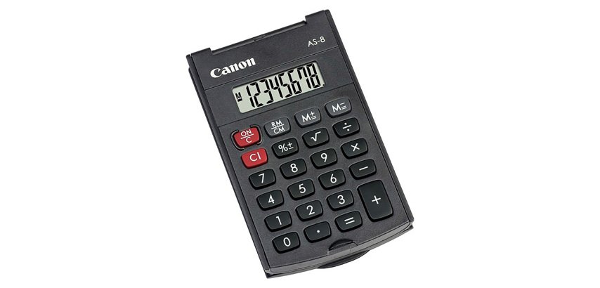 Canon AS-8 Handheld Calculator