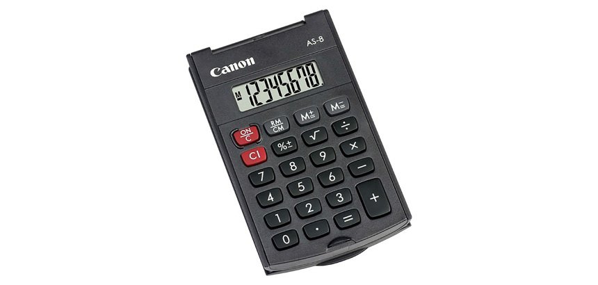 Canon AS-8 Handheld Calculator