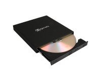Masterizzatore DVD Hamlet XDVDSLIMK SLIM USB2.0 nero 13,5 x 13,7 x 1,7 cm