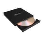 Masterizzatore DVD Hamlet XDVDSLIMK SLIM USB2.0 nero 13,5 x 13,7 x 1,7 cm