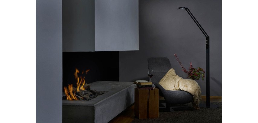 Lampada LUCTRA Floor Radial 9236 nero