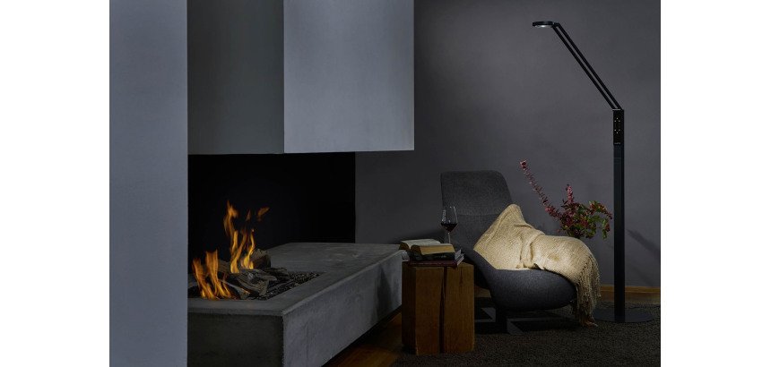 Lampada LUCTRA Floor Radial 9236 nero