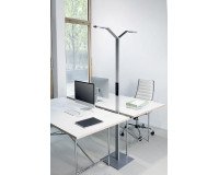 Lampada LUCTRA Floor Twin Linear 9237 argento