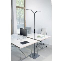 Lampada LUCTRA Floor Twin Linear 9237 argento
