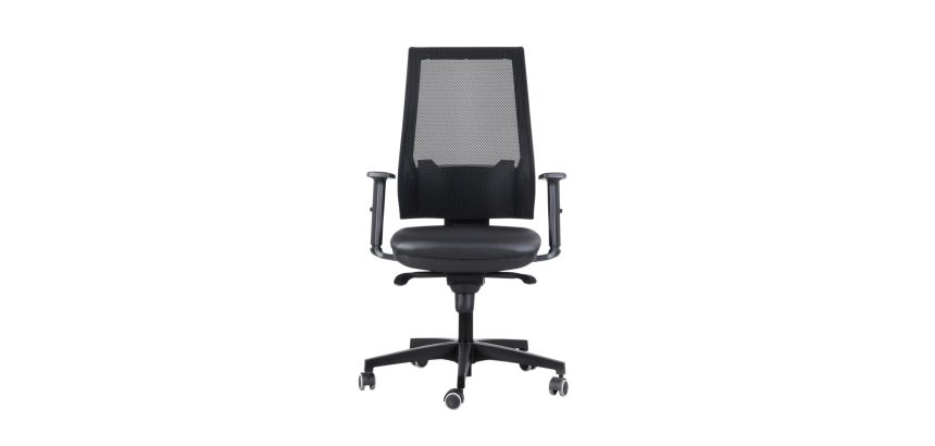 Sedia Era Tendence T-400 Mix con schienale in rete e sedile Aurea Mood Italian Sedioliti