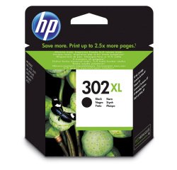 Cartuccia inchiostro HP originale 302XL nero F6U68AE