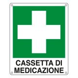 Cartelli Segnalatori Cassetta di medicazione 12 x 14,5 cm