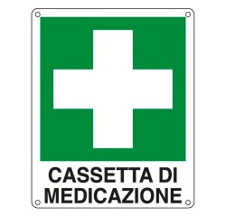 Cartelli Segnalatori Cassetta di medicazione 12 x 14,5 cm