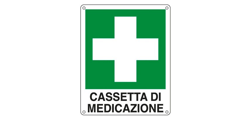 Cartelli Segnalatori Cassetta di medicazione 12 x 14,5 cm