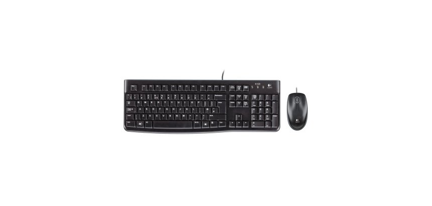 Set tastiera e mouse cablato Logitech K120