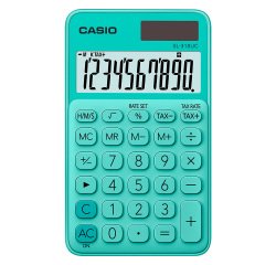 En_calcolatrice verde casio 10 digiti