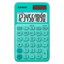 Calcolatrice tascabile Casio SL-310UC 10 cifre verde