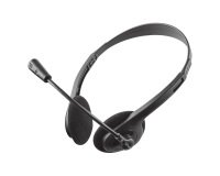 Cuffie stereo con microfono Trust 21665 nero per pc e laptop