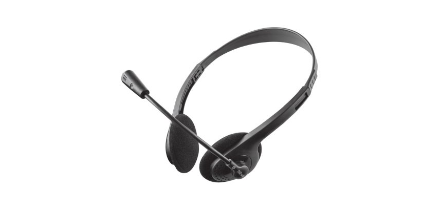 Cuffie stereo con microfono Trust 21665 nero per pc e laptop