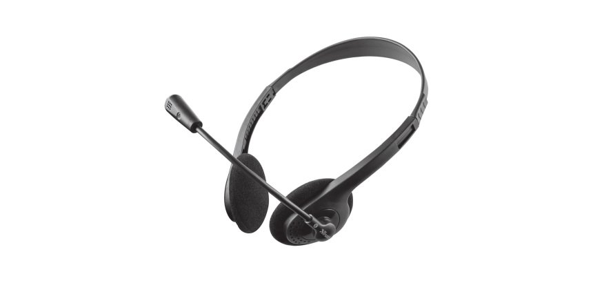 Cuffie stereo con microfono Trust 21665 nero per pc e laptop