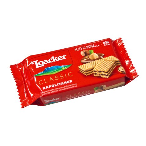 Wafer Napolitaner Loacker con crema alla nocciola 25 unità da 45 g