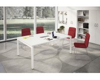 Tavolo riunioni Artexport Bridge Bianco gambe bianche 1.600 x 1.200 mm