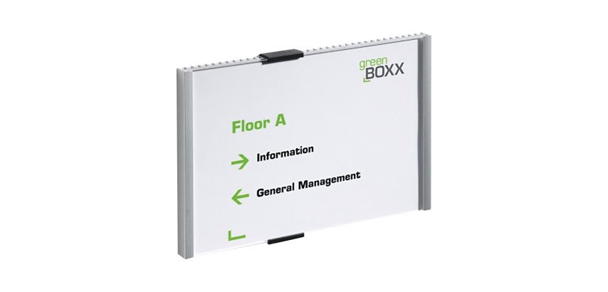 Durable Targa Fuori Porta Info Sign 210X148,5 Mm Orizzontale In Alluminio