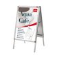 Nobo Display Board Clip A Frame A2 Silver 475 x 70 x 890 mm