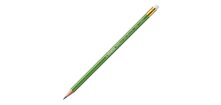 Matite STABILO Greengraph HB con gommino 12 unità