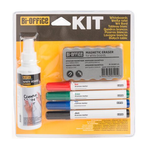 Kit 3 accessori lavagne non magnetiche Bi-Silque