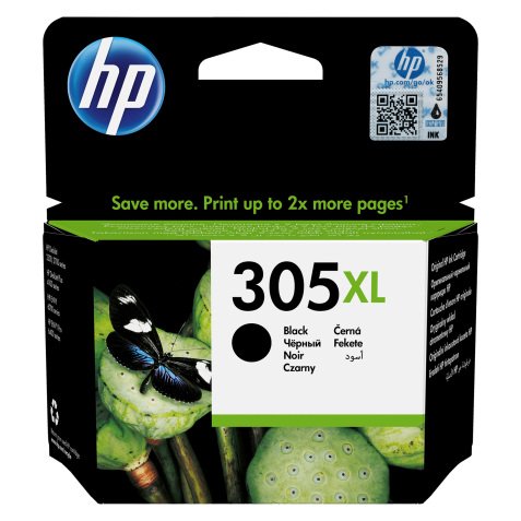 HP 305XL Original Ink Cartridge 3YM62AE Black