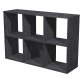 Libreria 6 caselle Nero 700 x 290 x 104 mm