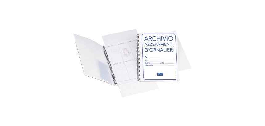 Cartella per archivio azzeramenti giornalieri Semper Bianco 30 x 23 cm